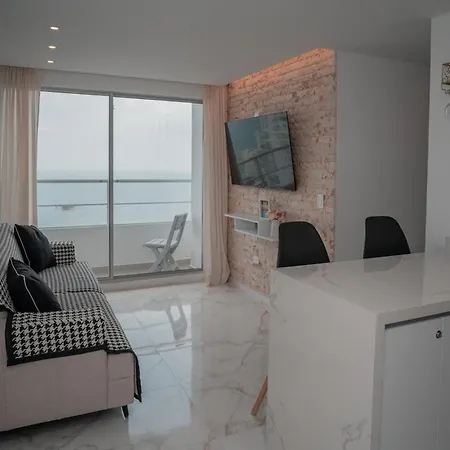 Apartamento Hermoso Apto Vista Al Mar Centrica Ubicacion *