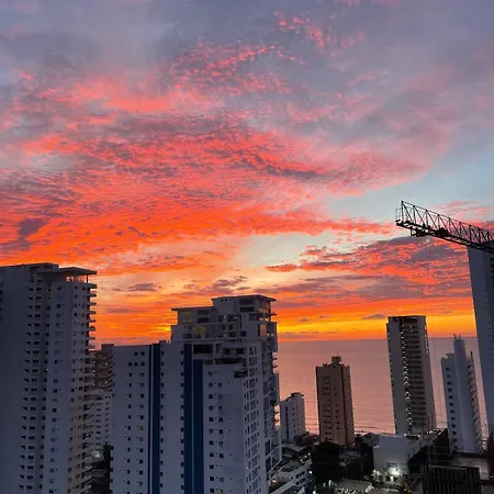 Apartamento Hermoso Apto Vista Al Mar Centrica Ubicacion Cartagena